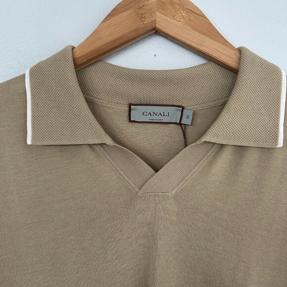 CANALI Regular Fit Johnny Collar Polo - Picture 1 of 4